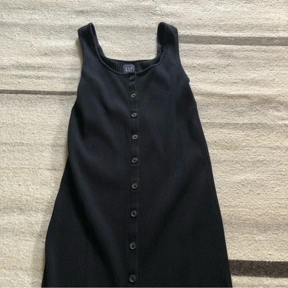 GAP Ribbed Button Down Tank Dress - Picture 4 of 9